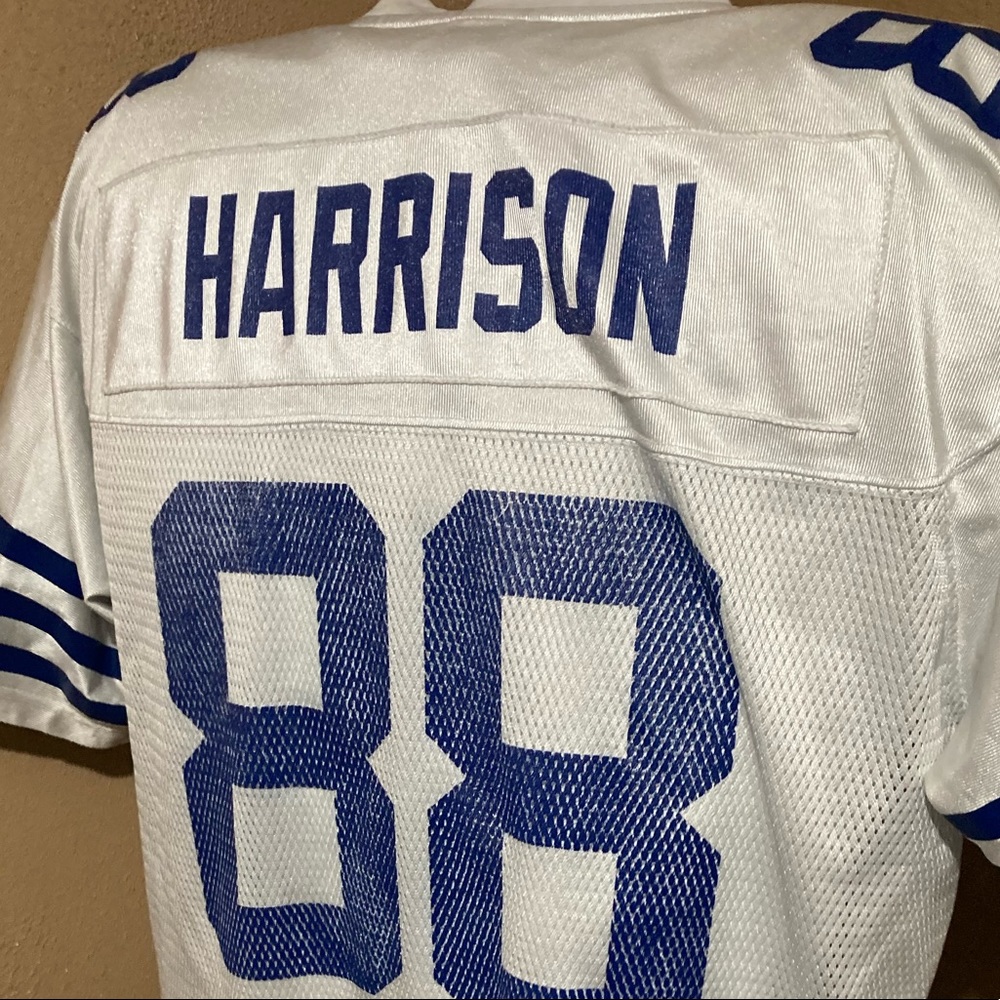 Mens Reebok Colts Harrison Jersey Sz L(Throwback)